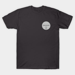 procrastination, silver chest T-Shirt